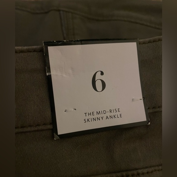 WHBM Women’s Olive Skinny Ankle Jeans Size 6 - Picture 7 of 8